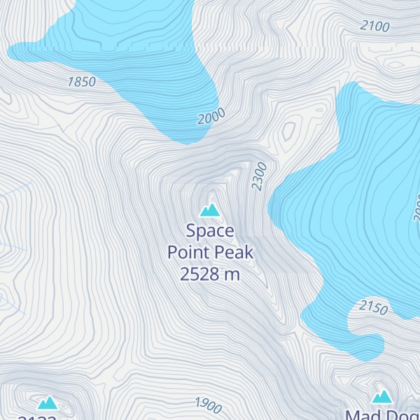 Map of Space Point Peak