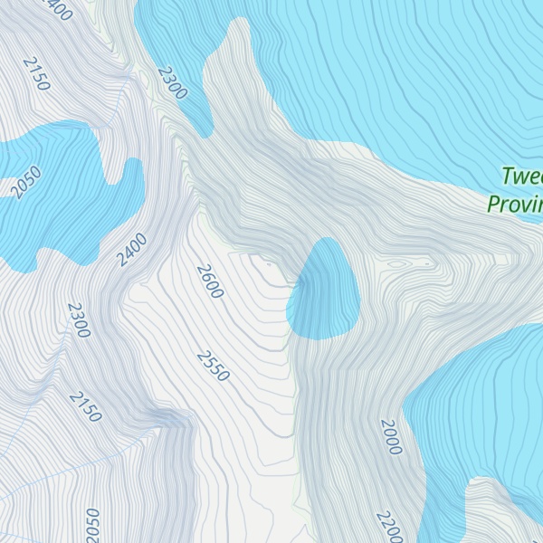 Map of Thunder Mountain