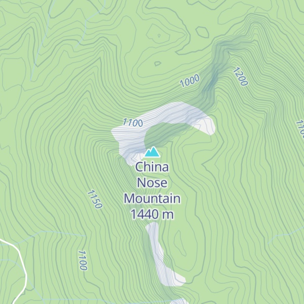 Map of China Nose Mountain