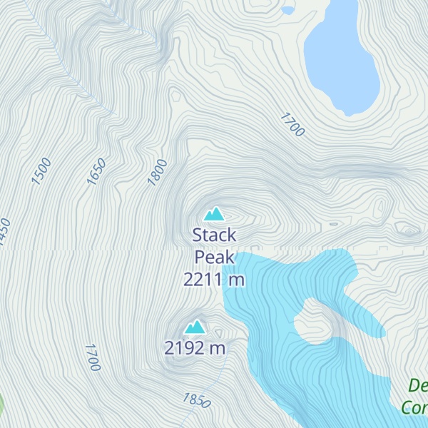 Map of Stack Peak