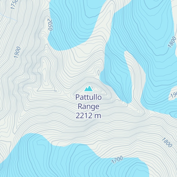 Map of Pattullo Range