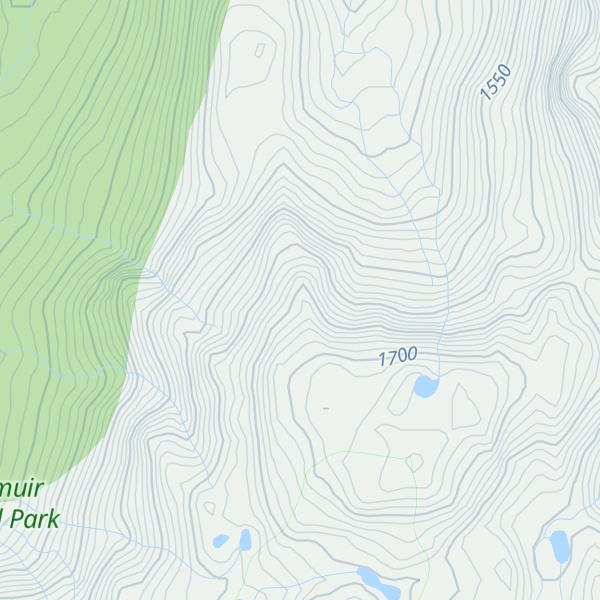 Map of Mount Bernhardt