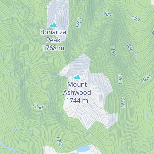 Map of Mount Ashwood