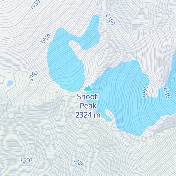 Map of Snooti Peak
