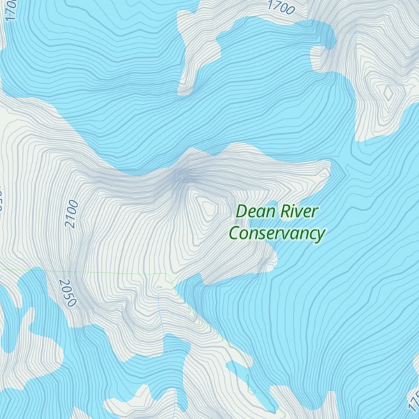 Map of Kalone Peak