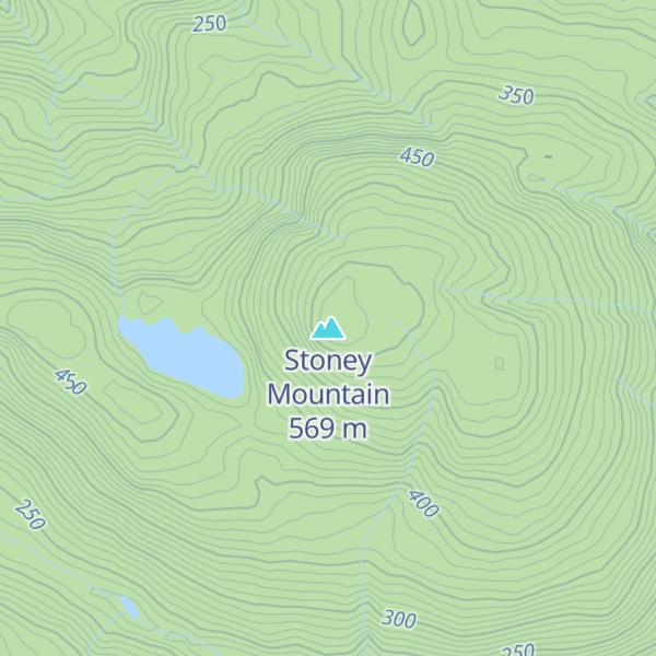 Map of Stoney Mountain