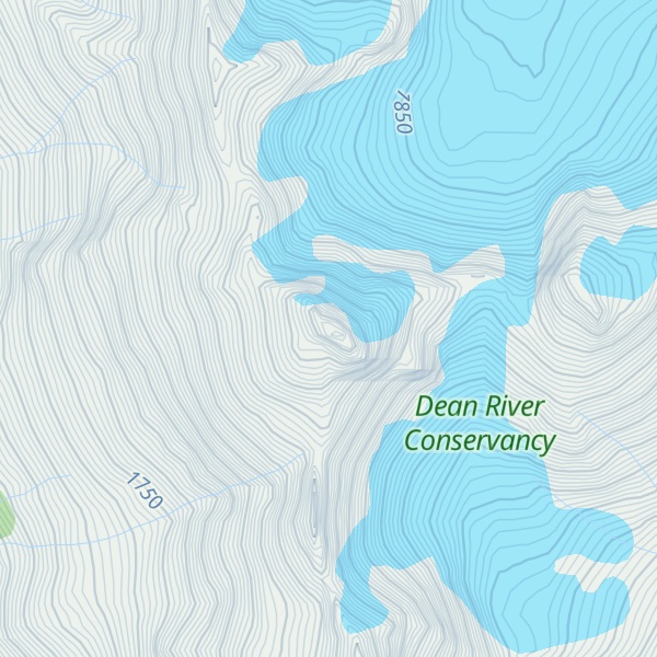 Map of Index Crag