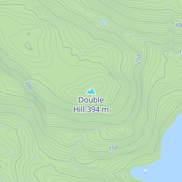 Map of Double Hill
