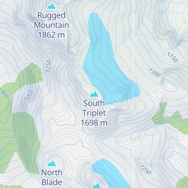 Map of South Triplet