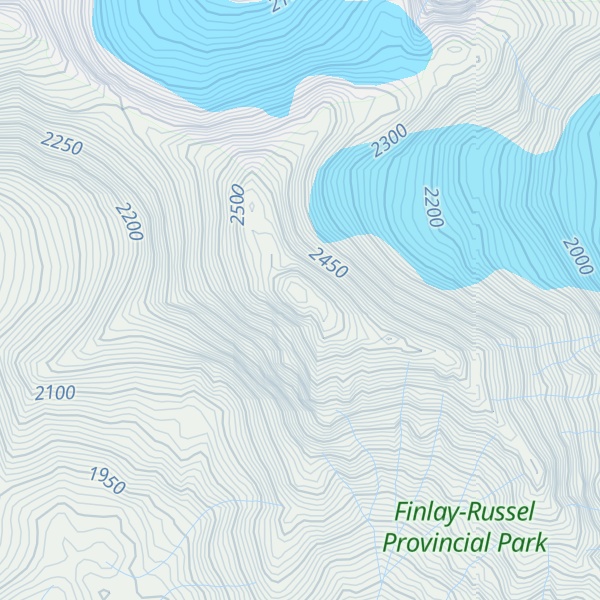 Map of Pulpit Peak