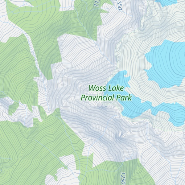 Map of Merlon Mountain