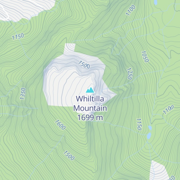 Map of Whiltilla Mountain