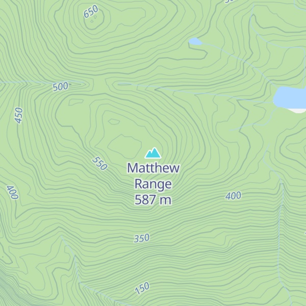 Map of Matthew Range