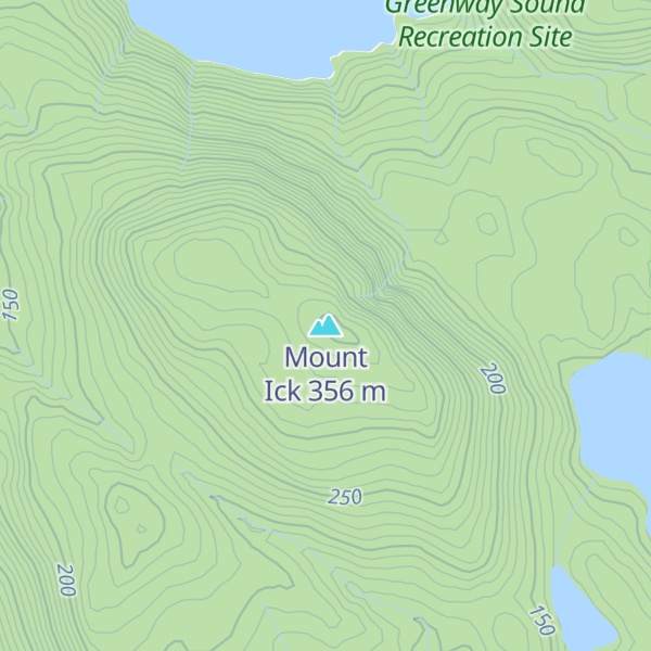 Map of Mount Ick