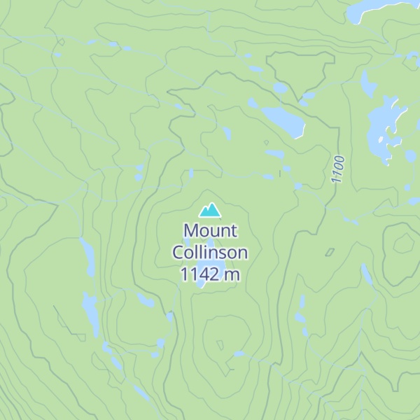 Map of Mount Collinson