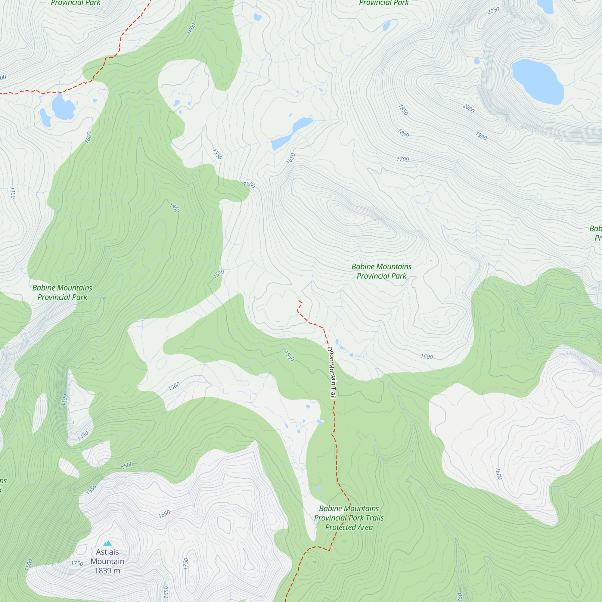 Burdette Cabin map