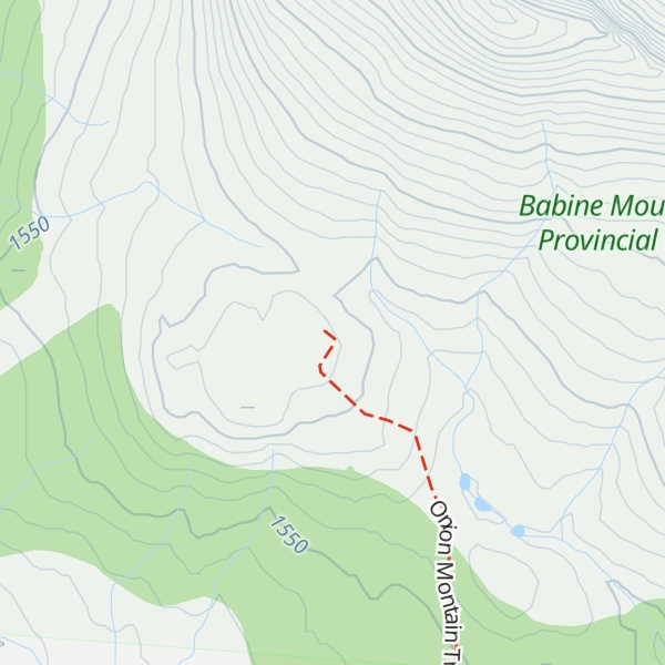 Map of Burdette Cabin