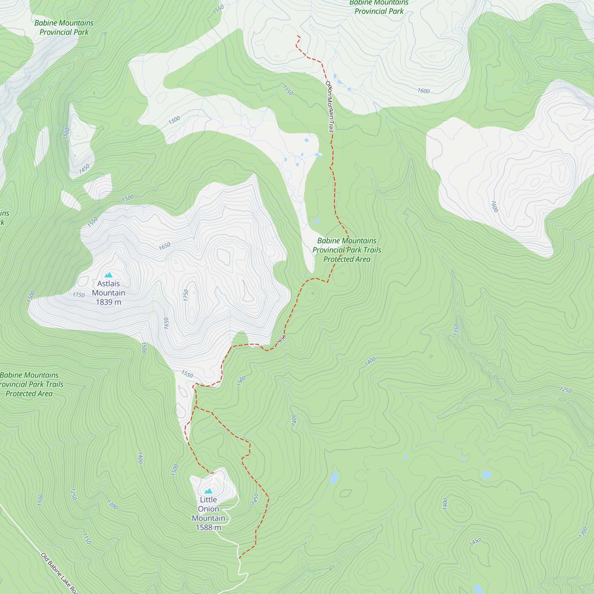 Smithers Snowmobile Association Main Cabin map