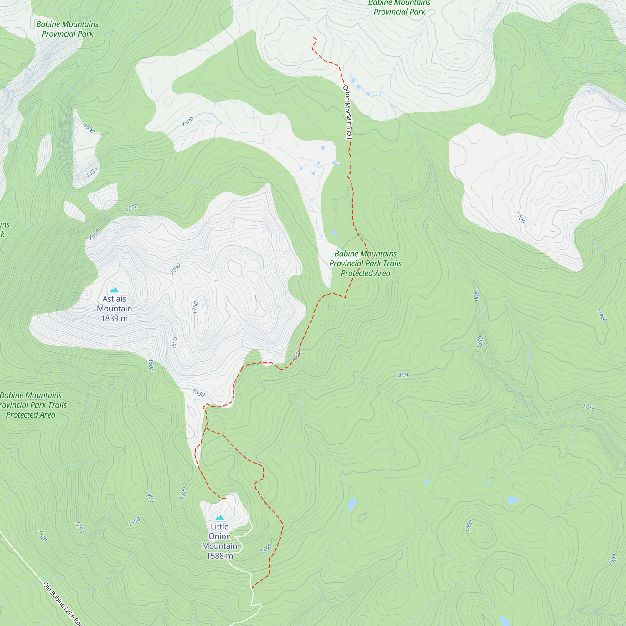 Smithers Snowmobile Association Main Cabin map