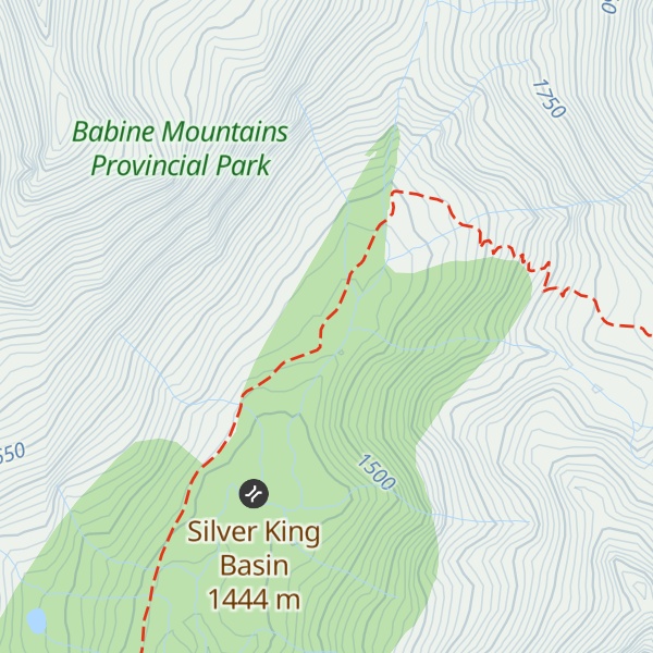 Map of Joe L'Orsa Cabin