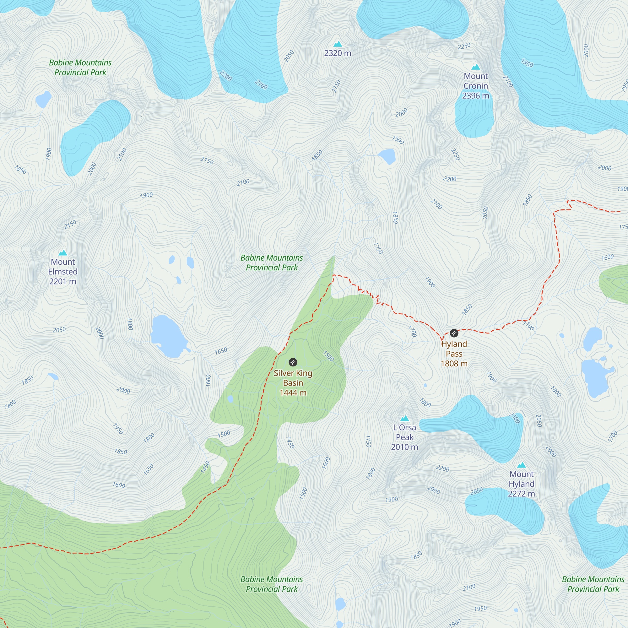 Joe L'Orsa Cabin map