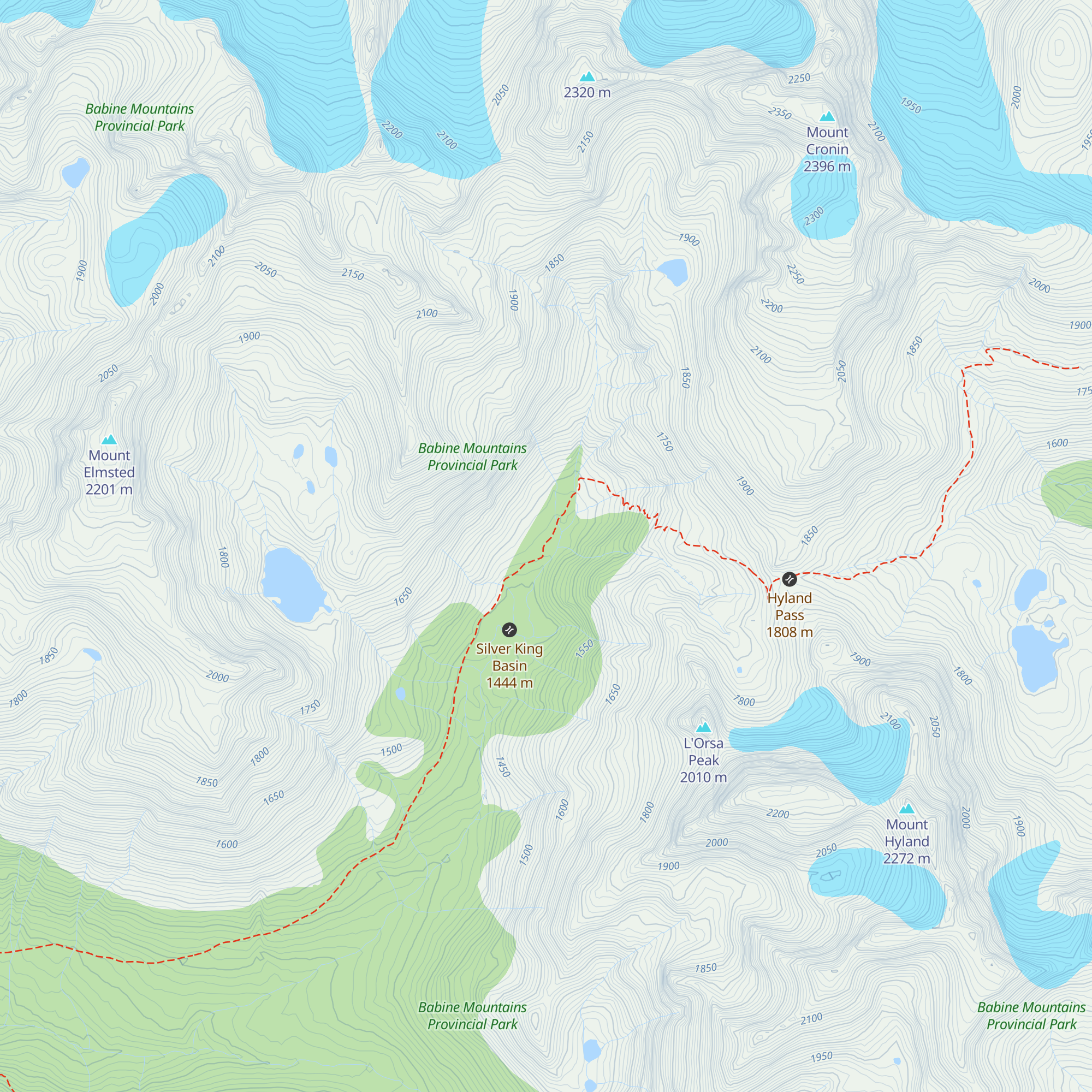 Joe L'Orsa Cabin map