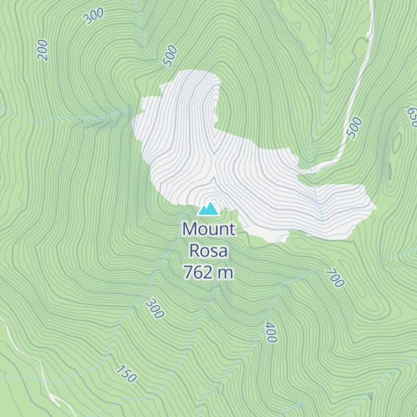 Map of Mount Rosa