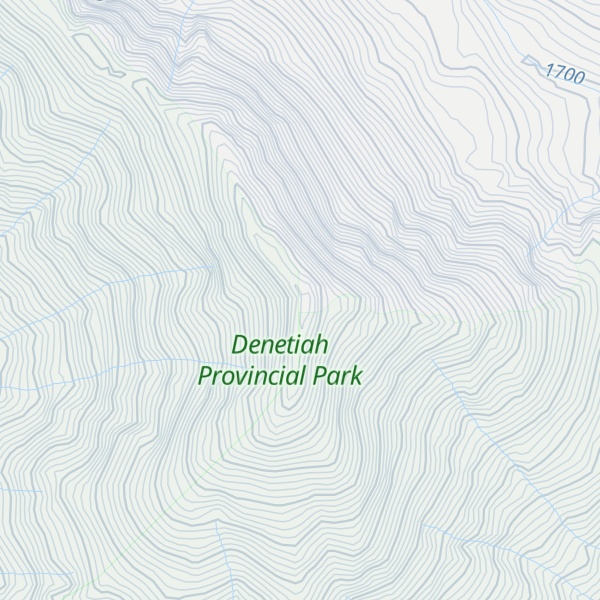 Map of Gataga Mountain