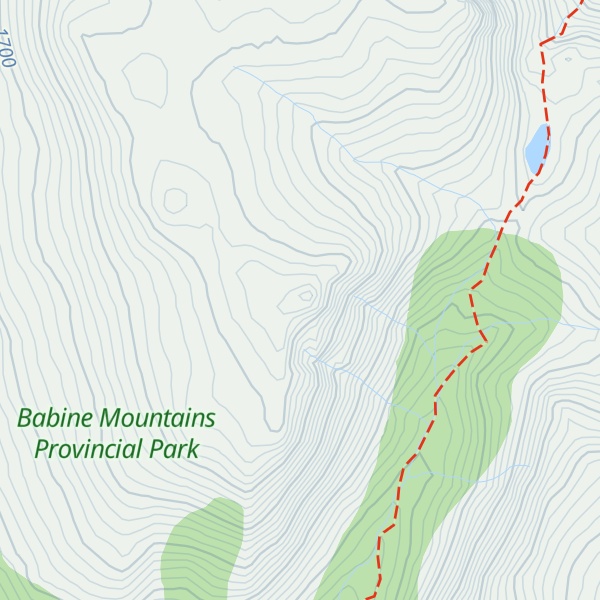Map of Mount Harvey