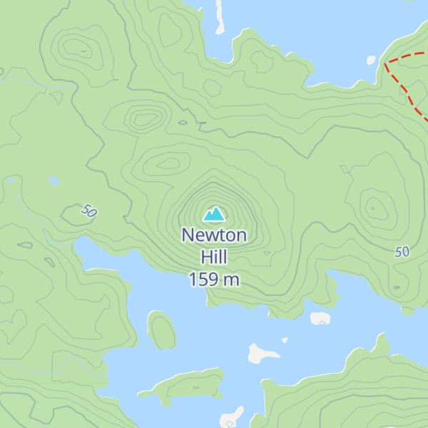 Map of Newton Hill