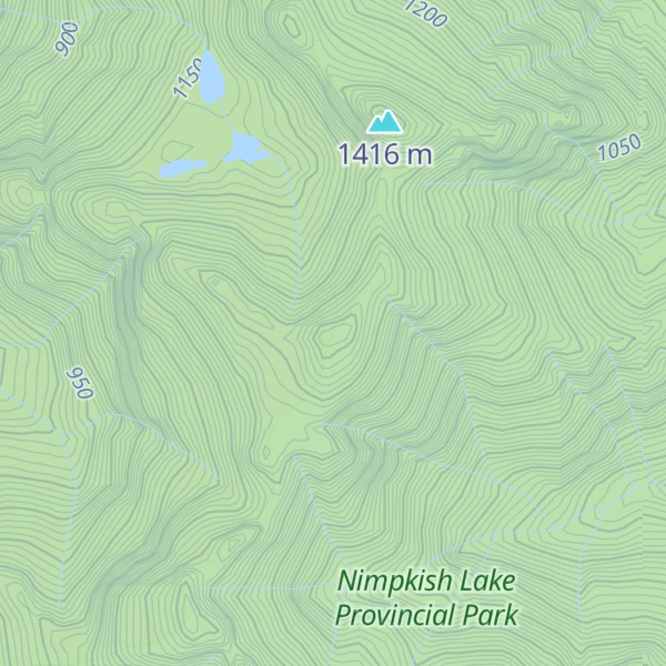 Map of Karmutzen Mountain