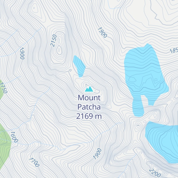 Map of Mount Patcha