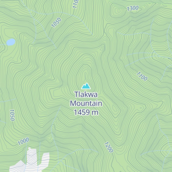Map of Tlakwa Mountain
