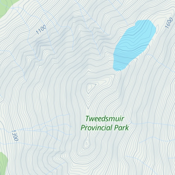 Map of Surel Peak
