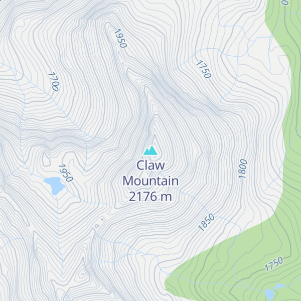 Map of Claw Mountain