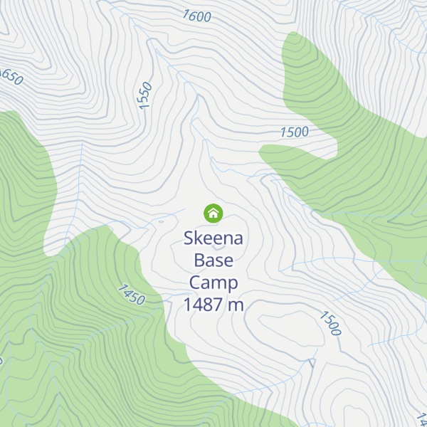 Map of Skeena Base Camp