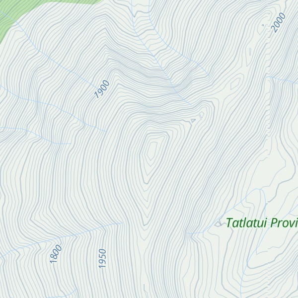 Map of Tatlatui Peak