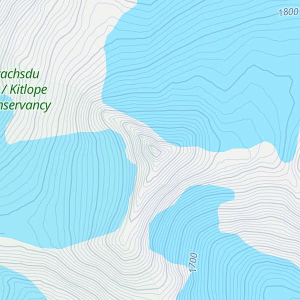 Map of Douce Peak