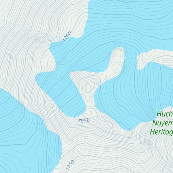 Map of Sias Mountain
