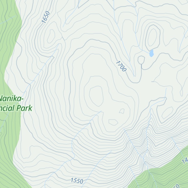 Map of Tableland Mountain