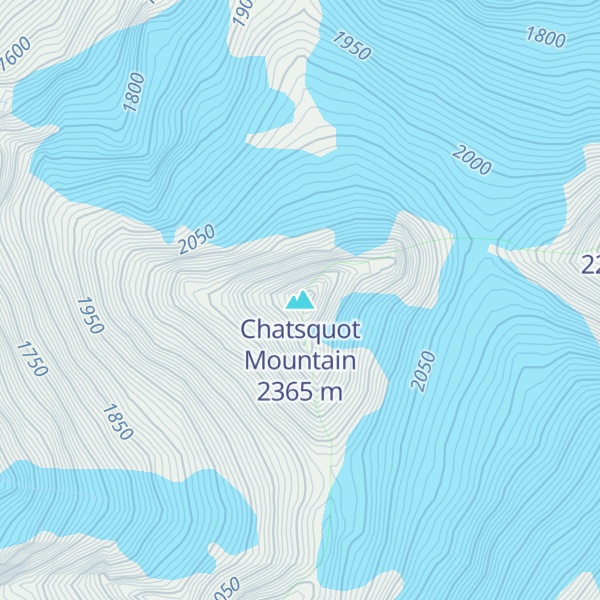 Map of Chatsquot Mountain