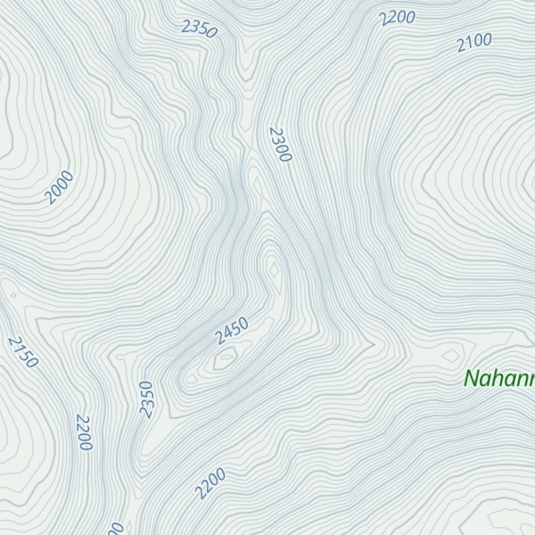 Map of Windbreaker Peak