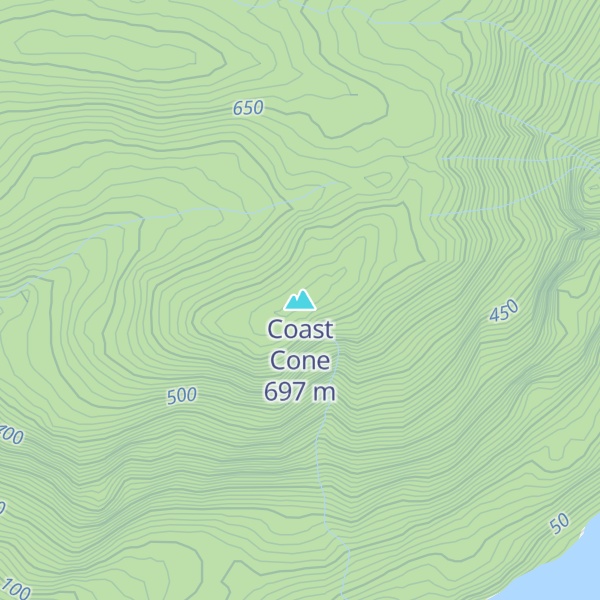 Map of Coast Cone