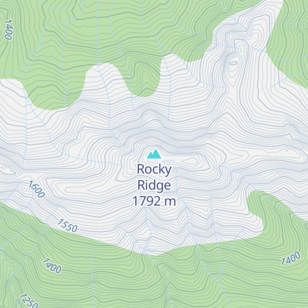 Map of Rocky Ridge