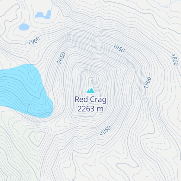 Map of Red Crag