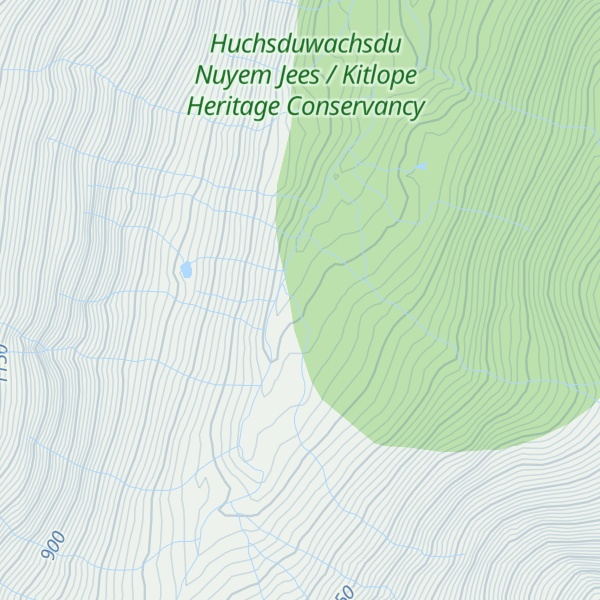Map of Kitlope Range