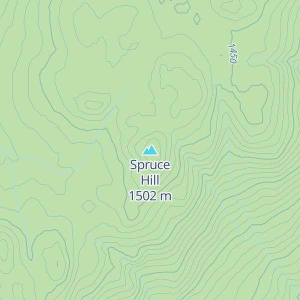 Map of Spruce Hill