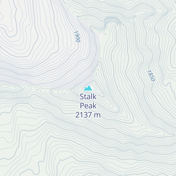 Map of Stalk Peak