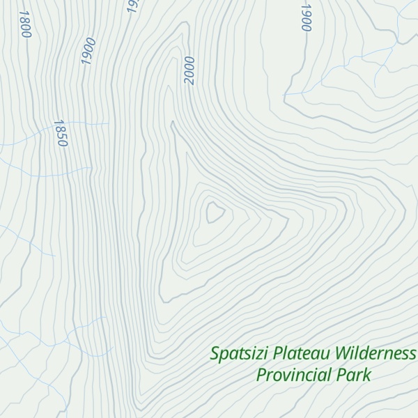 Map of Tomias Mountain