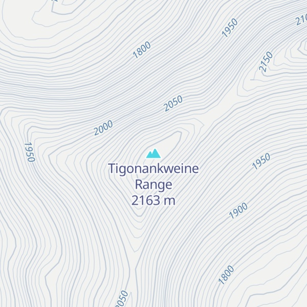 Map of Tigonankweine Range